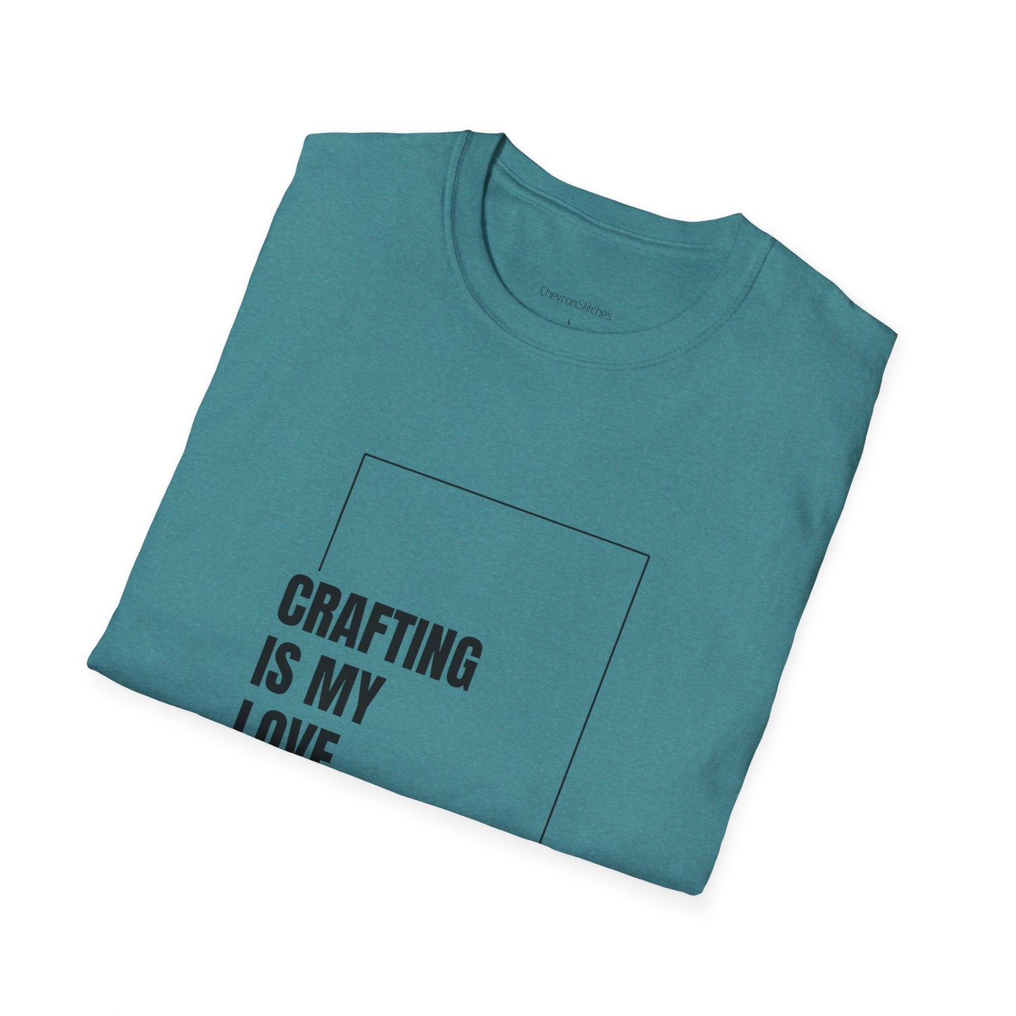 Crafting Love Language T-Shirt, Unisex Graphic Tee, Gift for Crafters, Handmade Apparel, Creative Expression Clothing