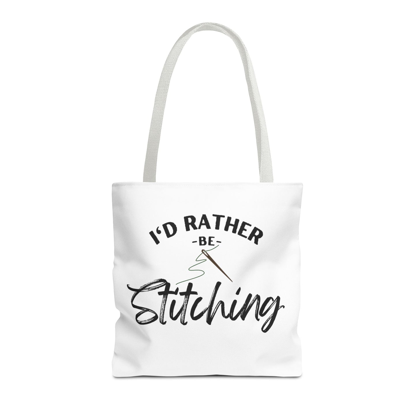 I'd Rather Be Stitching Tote Bag, Crafting Tote, Sewing Gift, Quilting Bag, Bag for Crafters, Sewists, Cross Stitch, Embroidery, Quilters, Mother's Day Gift