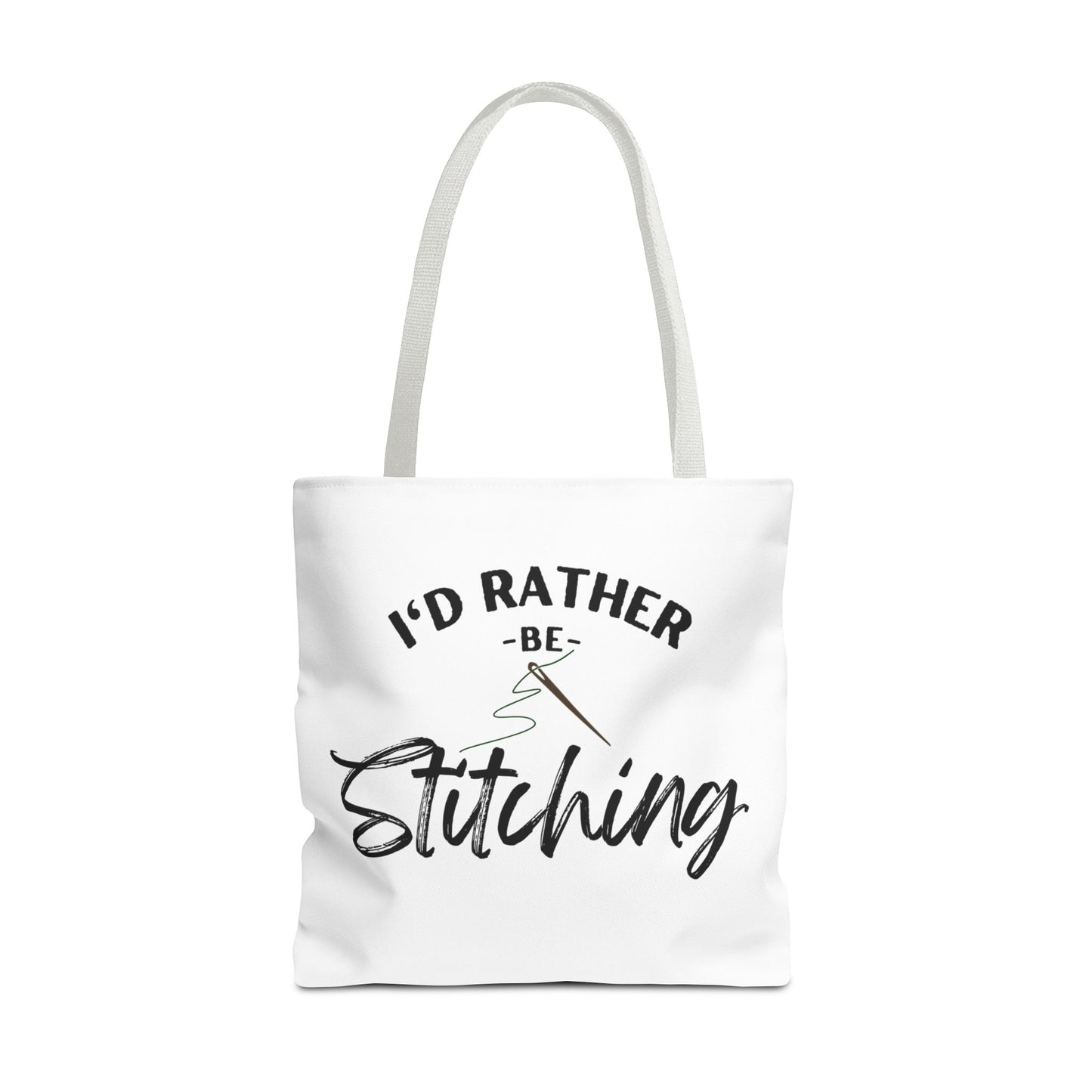 I'd Rather Be Stitching Tote Bag, Crafting Tote, Sewing Gift, Quilting Bag, Bag for Crafters, Sewists, Cross Stitch, Embroidery, Quilters, Mother's Day Gift