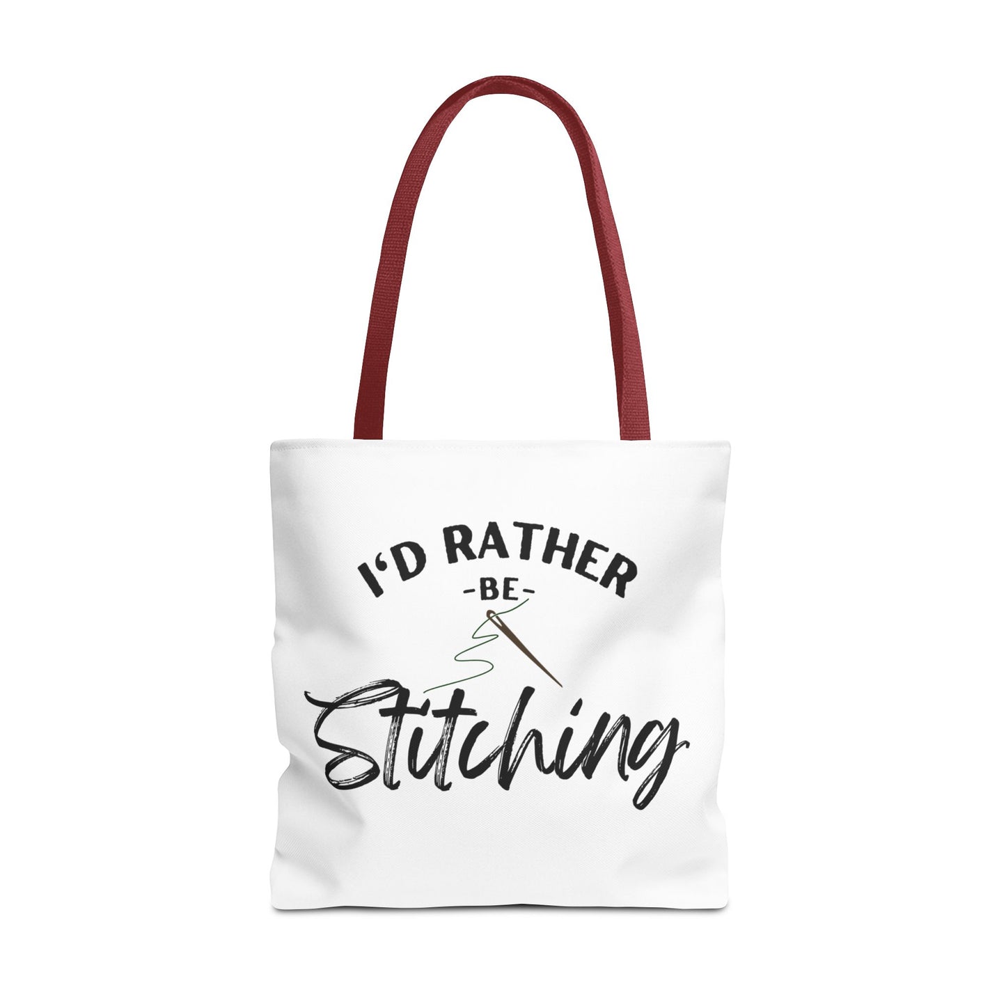 I'd Rather Be Stitching Tote Bag, Crafting Tote, Sewing Gift, Quilting Bag, Bag for Crafters, Sewists, Cross Stitch, Embroidery, Quilters, Mother's Day Gift
