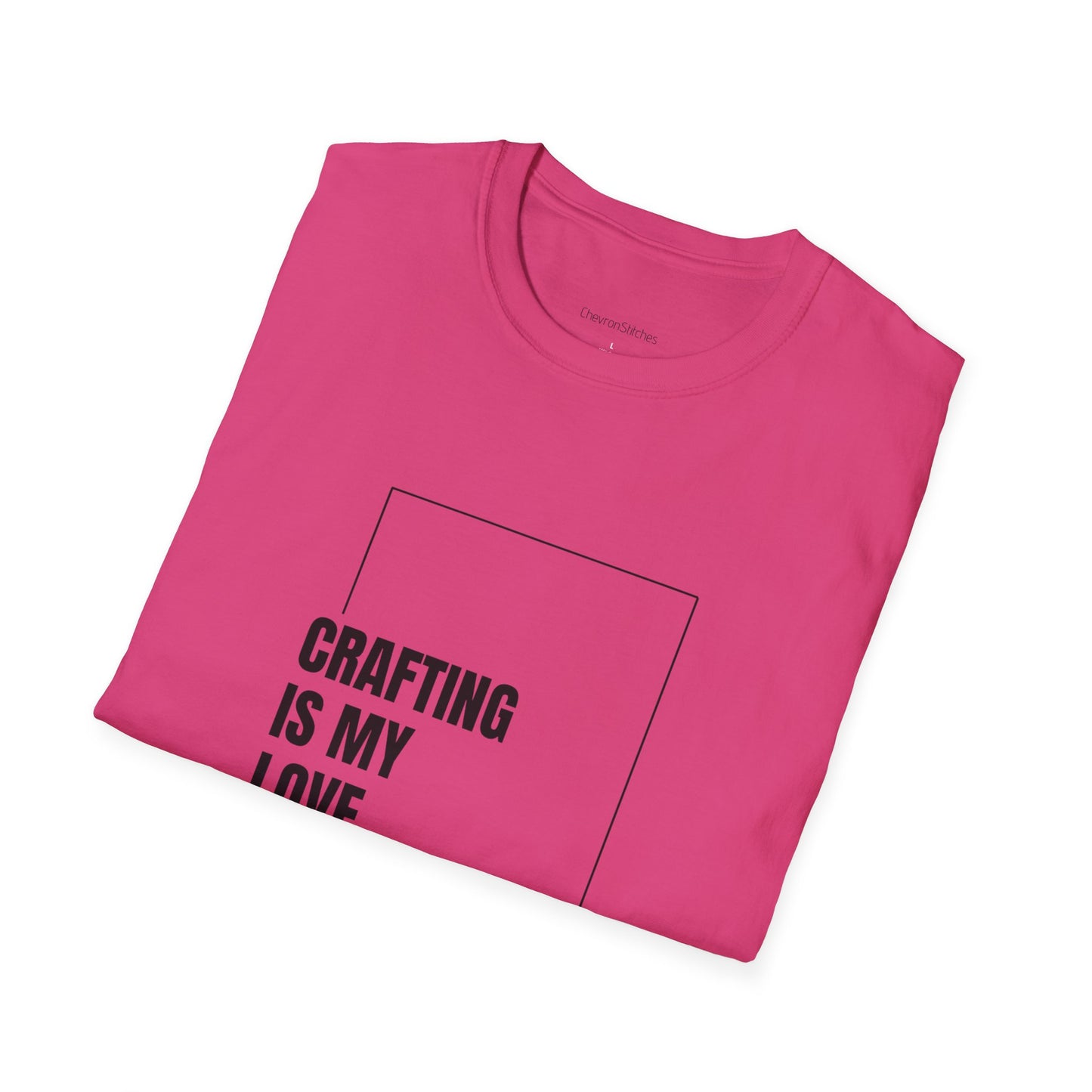 Crafting Love Language T-Shirt, Unisex Graphic Tee, Gift for Crafters, Handmade Apparel, Creative Expression Clothing