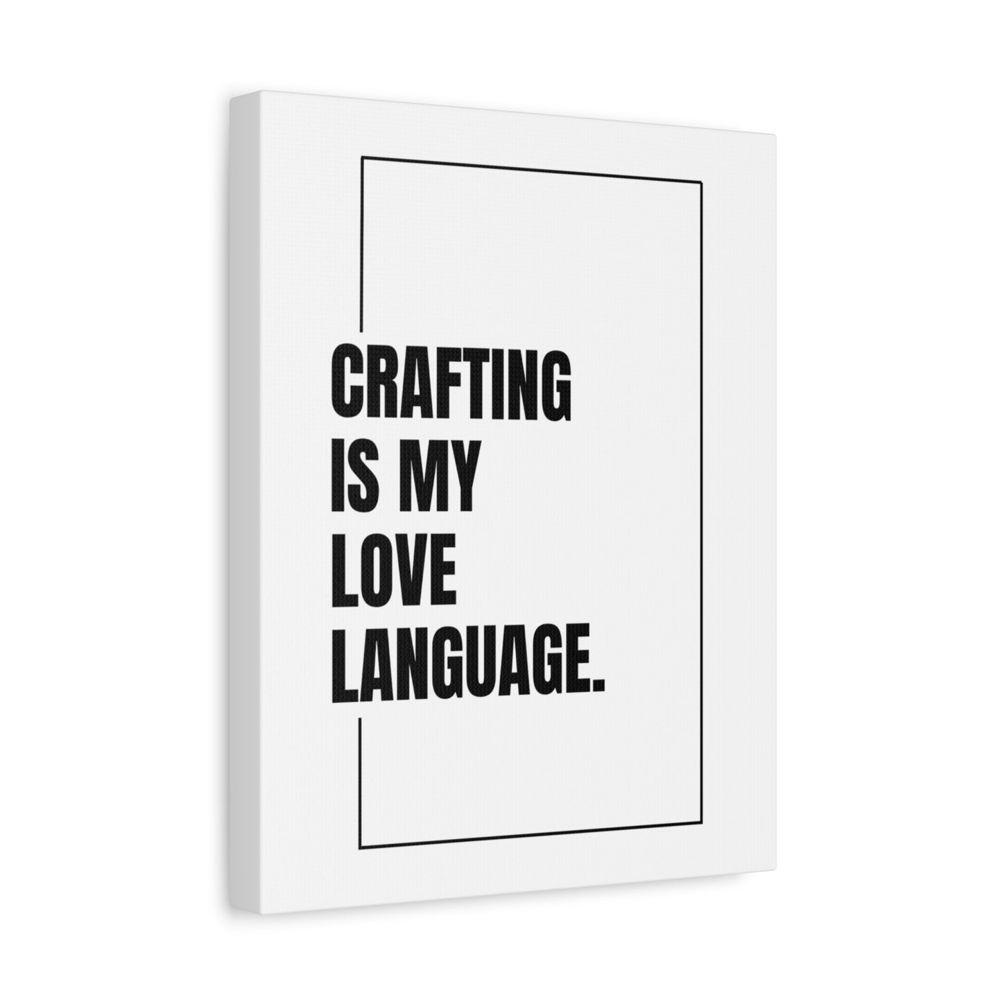 Canvas Wall Art for Crafters, Home Decor, Gift for Craft Lovers, Inspirational Quote Art, Craft Room Decor, Unique Wall Decor