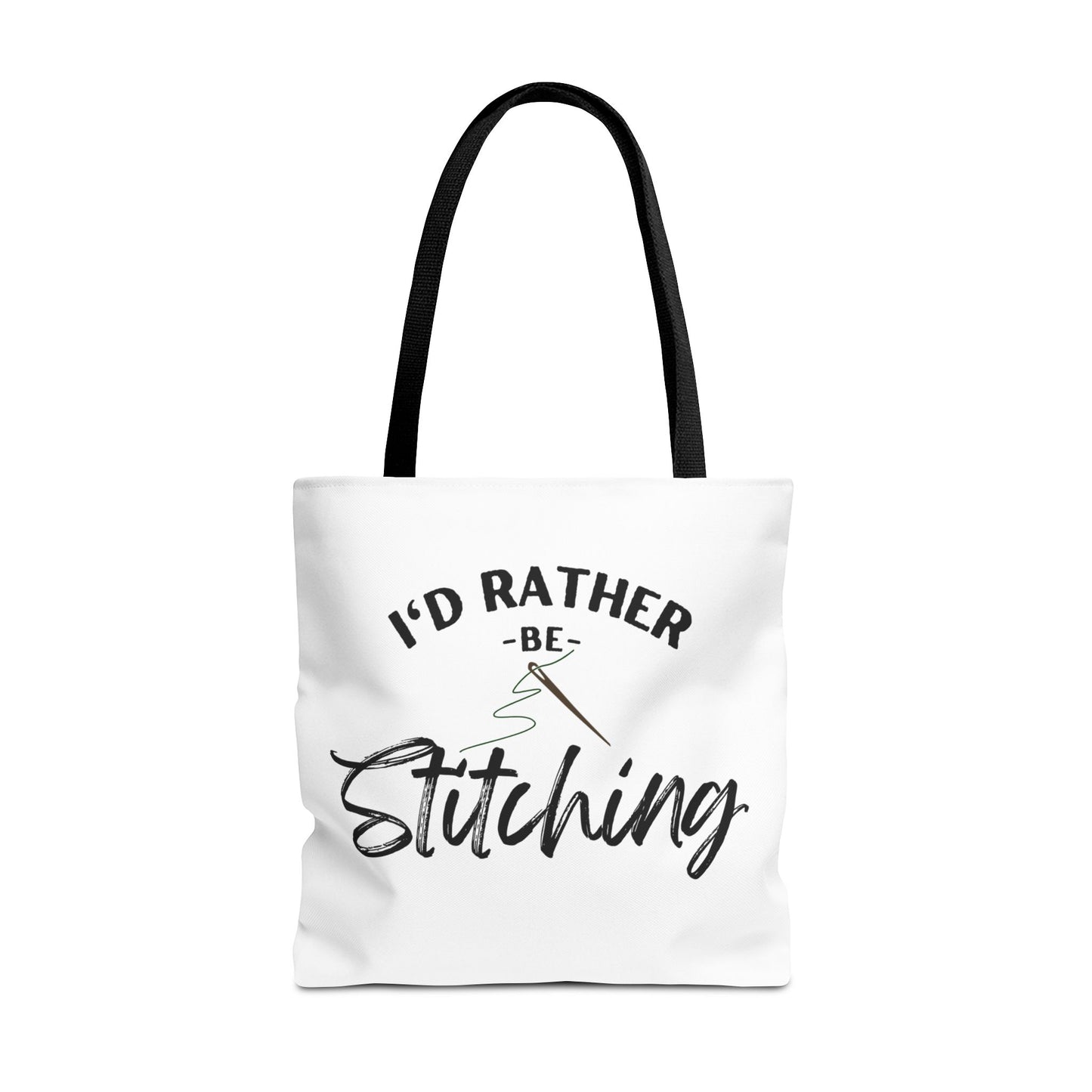 I'd Rather Be Stitching Tote Bag, Crafting Tote, Sewing Gift, Quilting Bag, Bag for Crafters, Sewists, Cross Stitch, Embroidery, Quilters, Mother's Day Gift