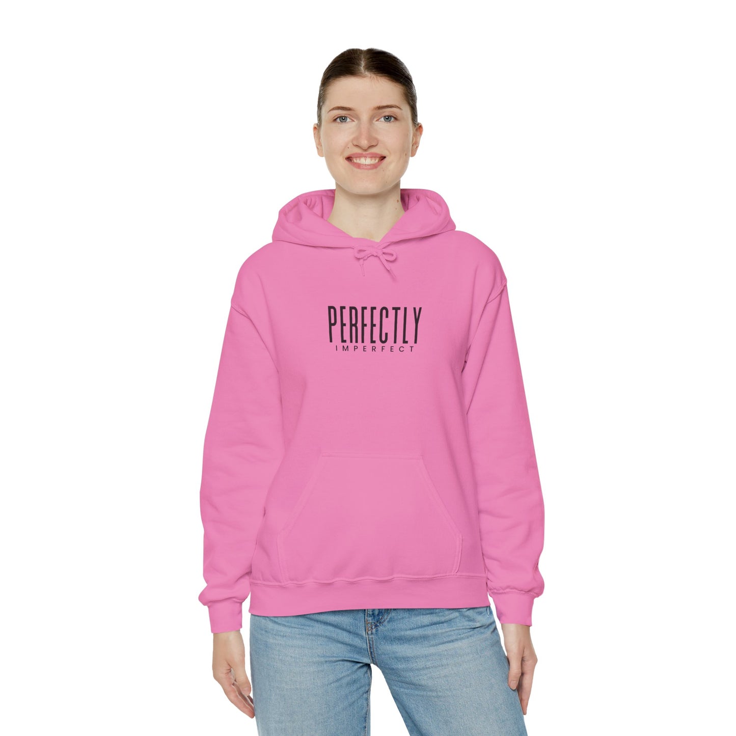 Perfectly Imperfect Hoodie - Cozy Unisex Sweatshirt, Casual Everyday Wear, Gift for Friends, Relaxed Style, Warm Layering