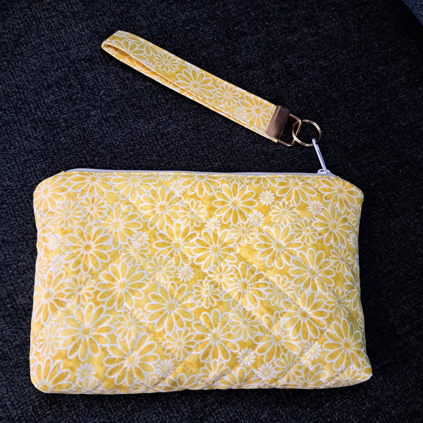 Sadie Clutch Bag - Yellow Flowers
