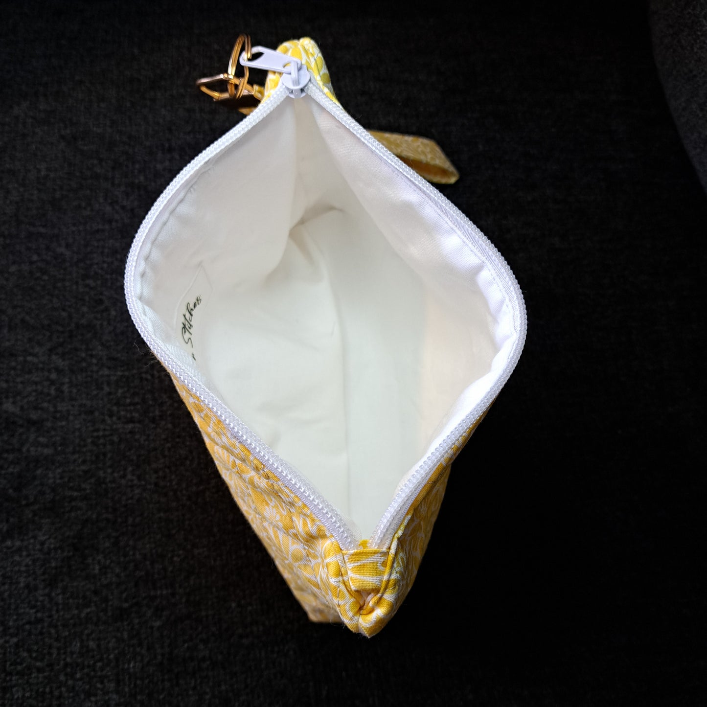 Sadie Clutch Bag - Yellow Flowers