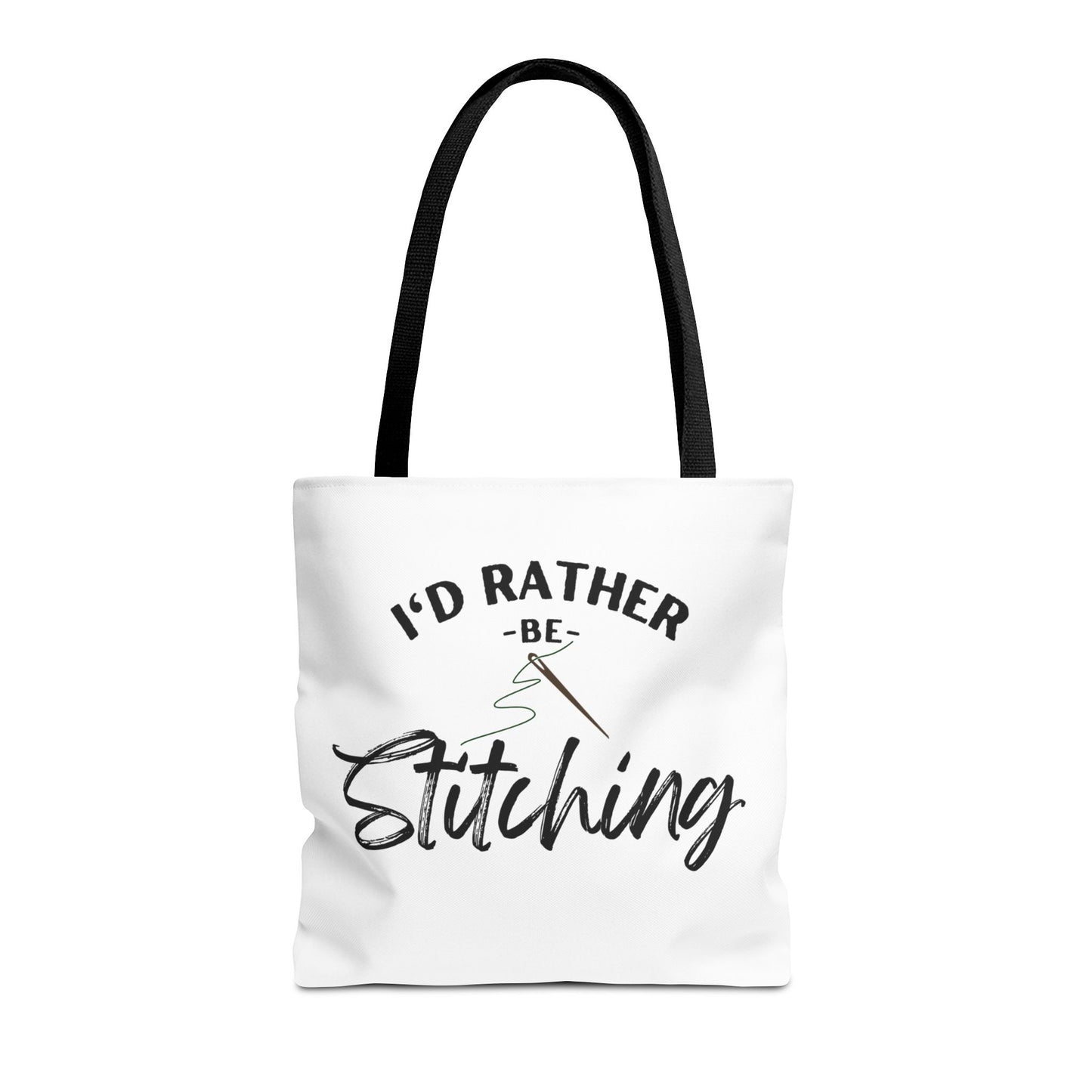 I'd Rather Be Stitching Tote Bag, Crafting Tote, Sewing Gift, Quilting Bag, Bag for Crafters, Sewists, Cross Stitch, Embroidery, Quilters, Mother's Day Gift