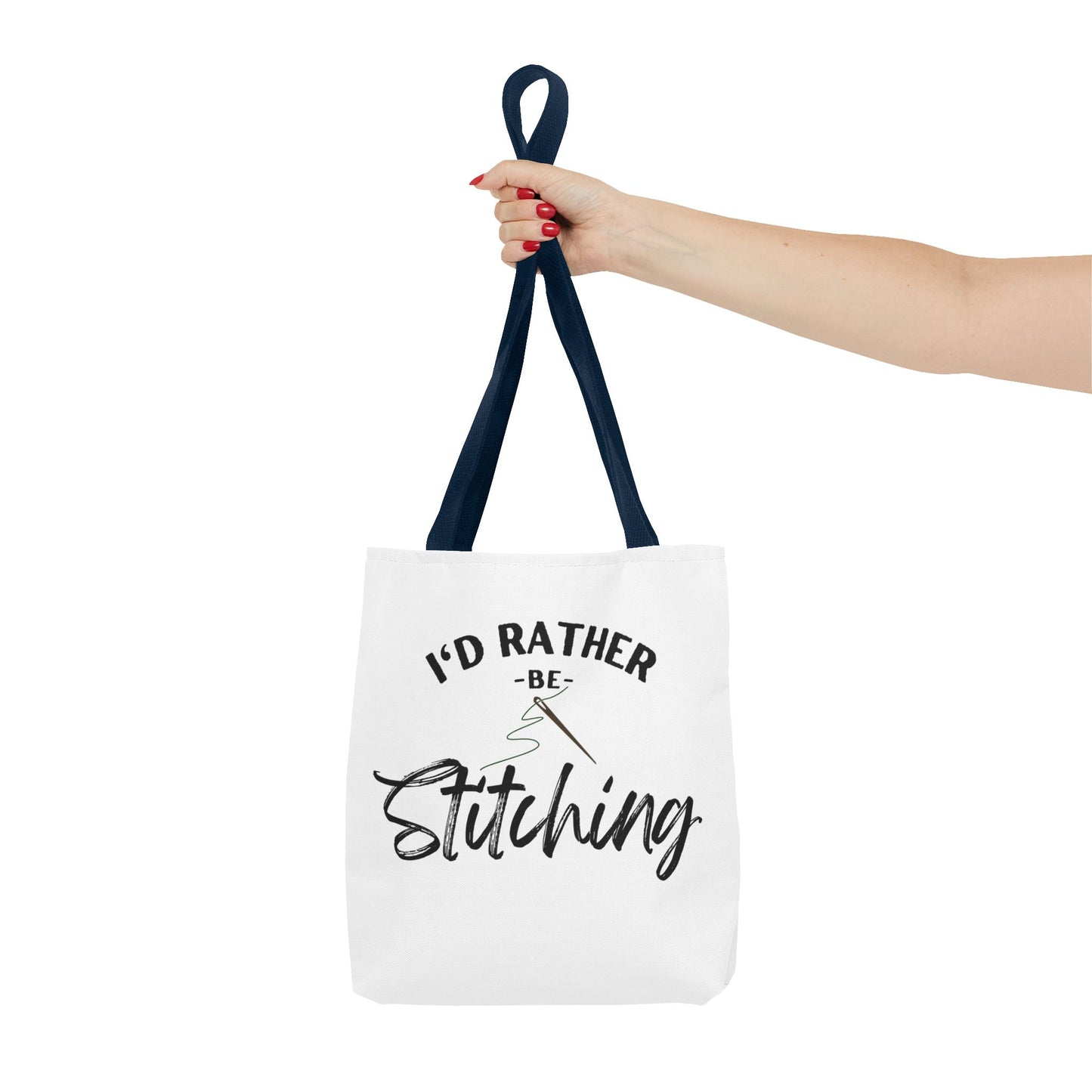 I'd Rather Be Stitching Tote Bag, Crafting Tote, Sewing Gift, Quilting Bag, Bag for Crafters, Sewists, Cross Stitch, Embroidery, Quilters, Mother's Day Gift
