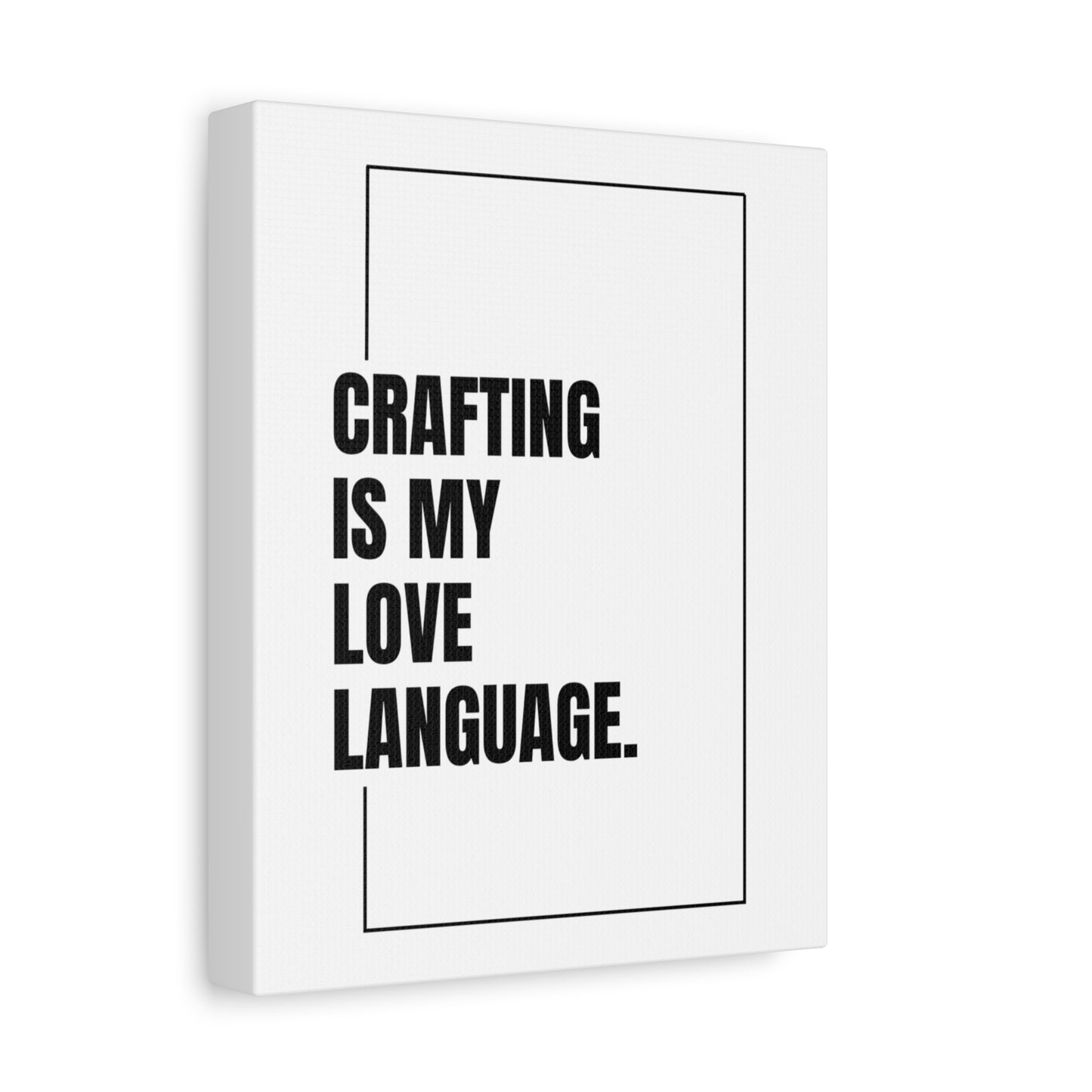 Canvas Wall Art for Crafters, Home Decor, Gift for Craft Lovers, Inspirational Quote Art, Craft Room Decor, Unique Wall Decor