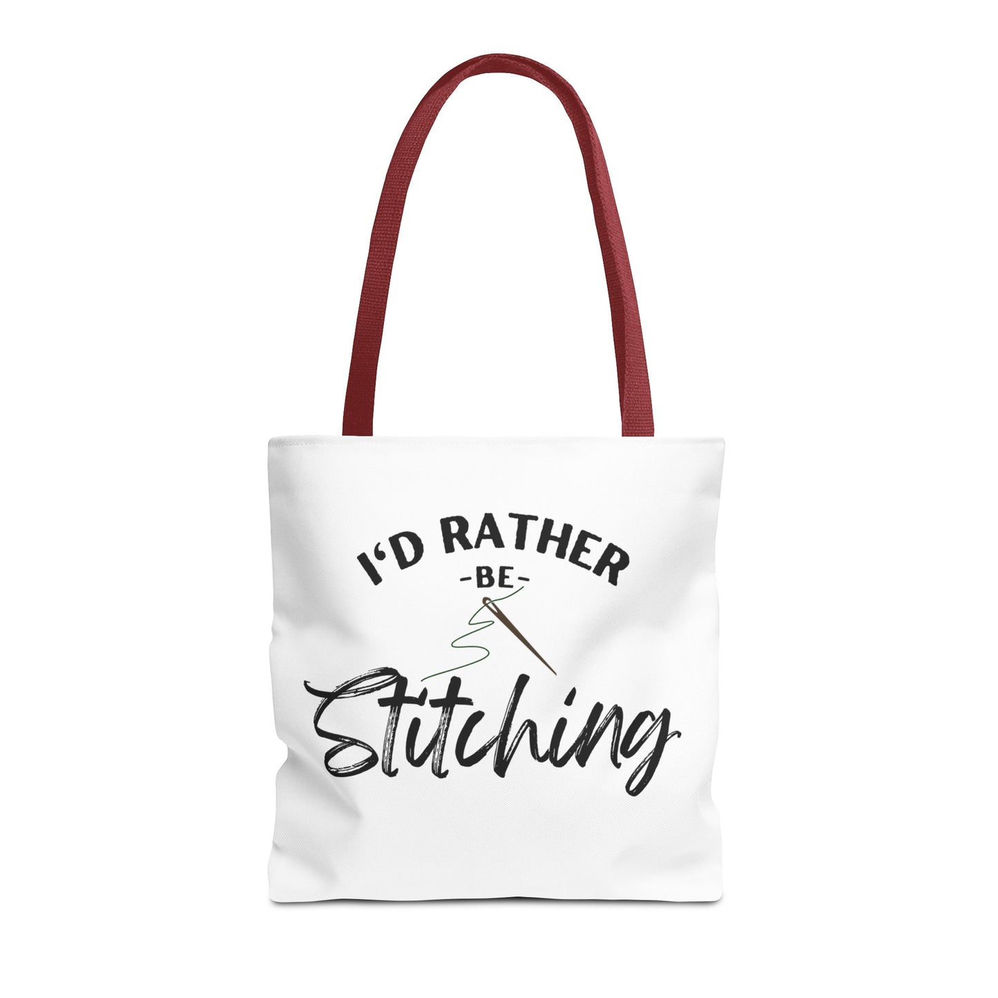I'd Rather Be Stitching Tote Bag, Crafting Tote, Sewing Gift, Quilting Bag, Bag for Crafters, Sewists, Cross Stitch, Embroidery, Quilters, Mother's Day Gift