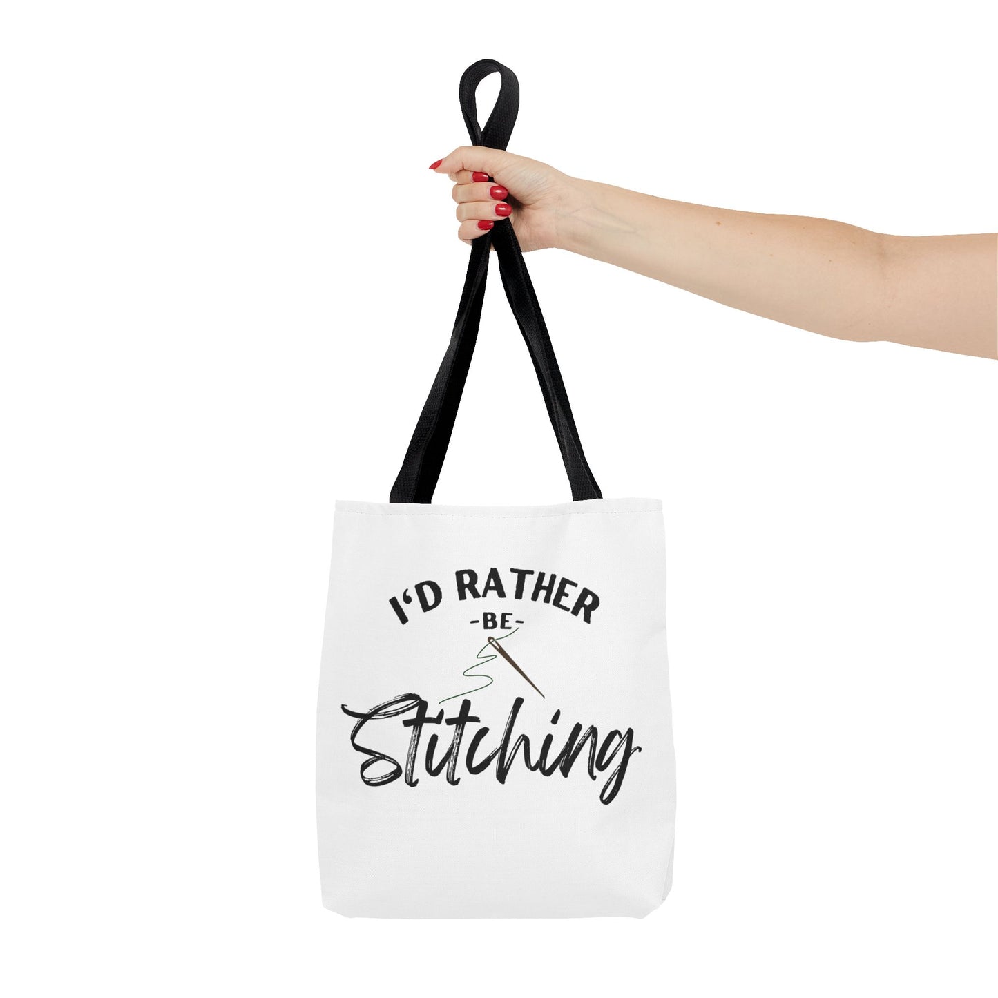 I'd Rather Be Stitching Tote Bag, Crafting Tote, Sewing Gift, Quilting Bag, Bag for Crafters, Sewists, Cross Stitch, Embroidery, Quilters, Mother's Day Gift