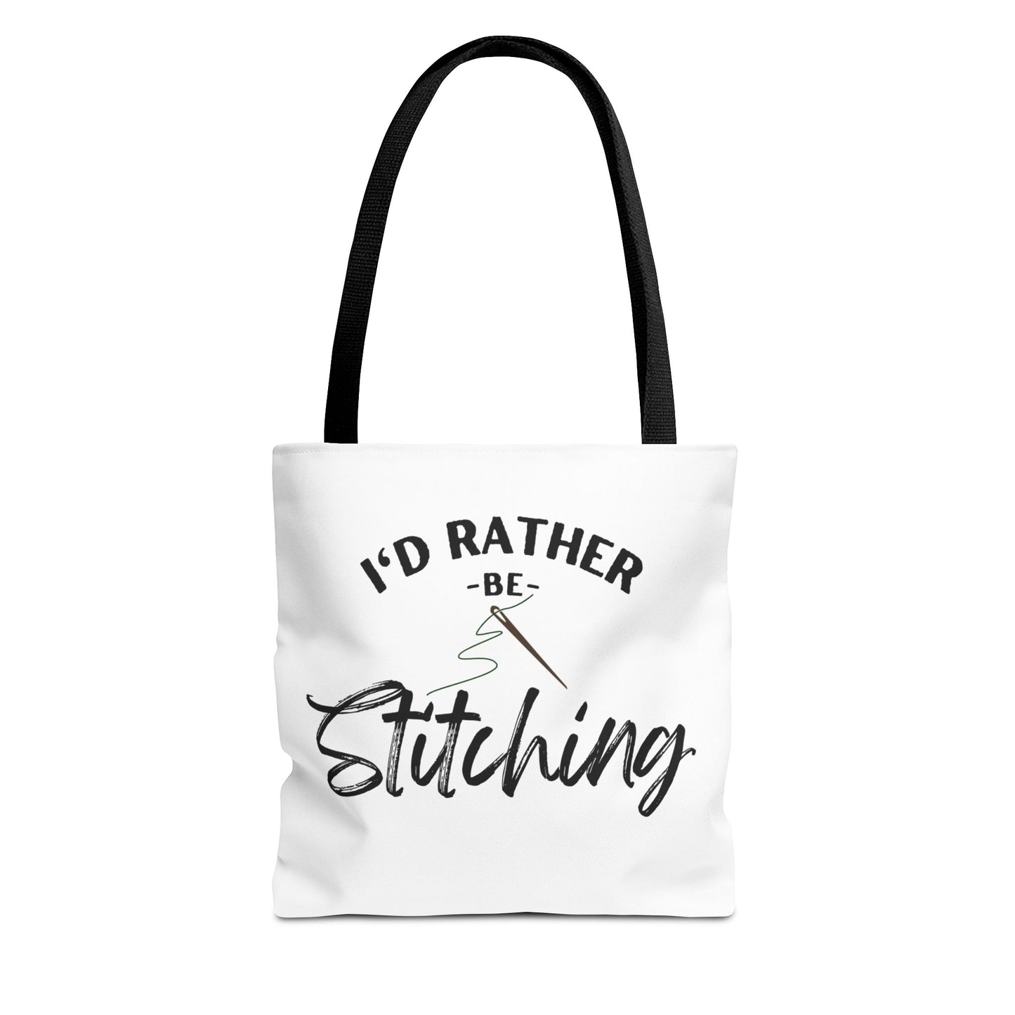 I'd Rather Be Stitching Tote Bag, Crafting Tote, Sewing Gift, Quilting Bag, Bag for Crafters, Sewists, Cross Stitch, Embroidery, Quilters, Mother's Day Gift