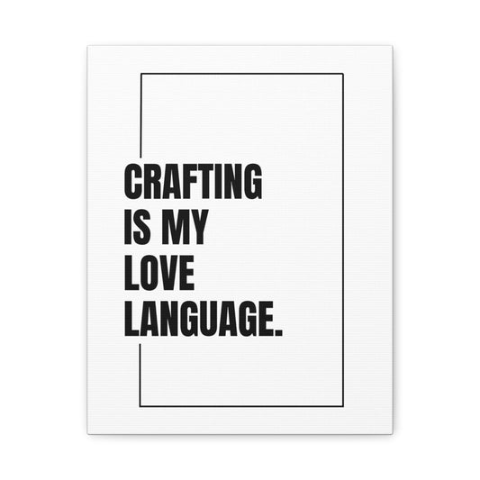 Canvas Wall Art for Crafters, Home Decor, Gift for Craft Lovers, Inspirational Quote Art, Craft Room Decor, Unique Wall Decor