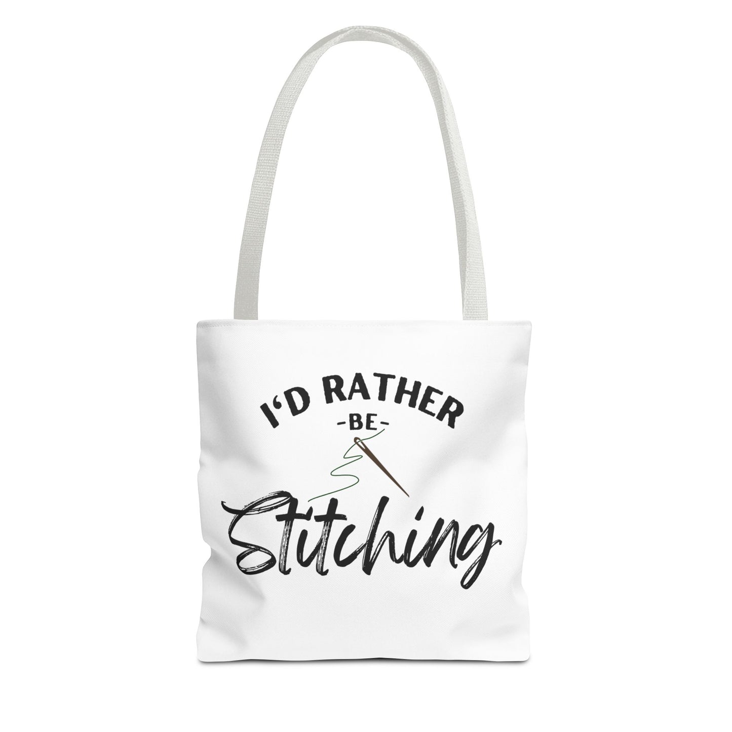 I'd Rather Be Stitching Tote Bag, Crafting Tote, Sewing Gift, Quilting Bag, Bag for Crafters, Sewists, Cross Stitch, Embroidery, Quilters, Mother's Day Gift