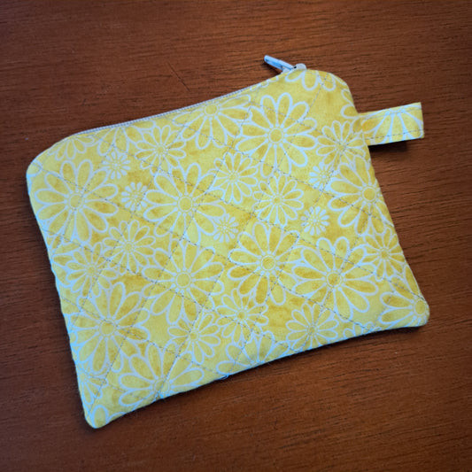 Latha Wallet - Yellow Flowers