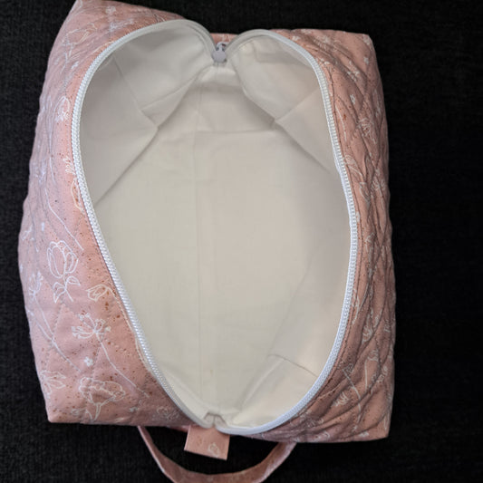 Angel XL Cosmetic Bag - Pink Flowers
