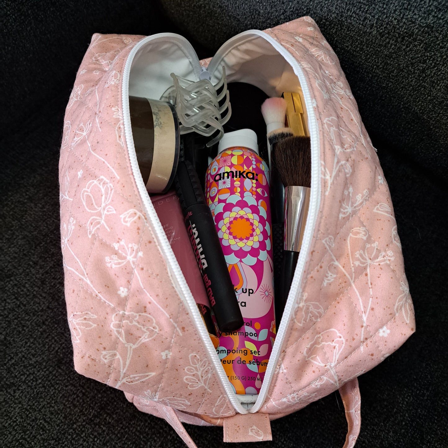Angel XL Cosmetic Bag - Pink Flowers