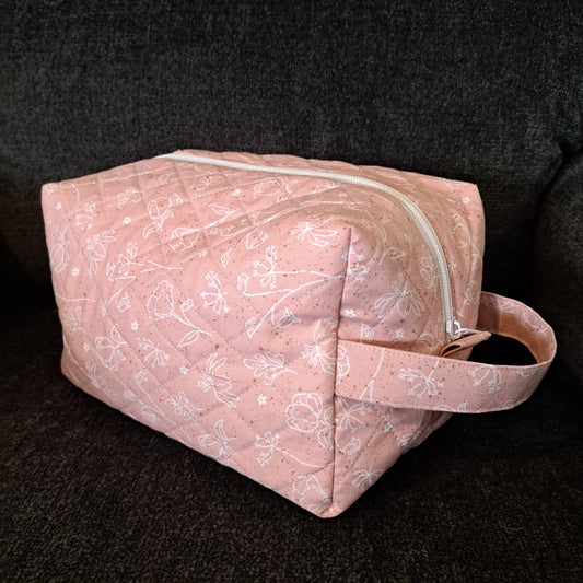 Angel XL Cosmetic Bag - Pink Flowers