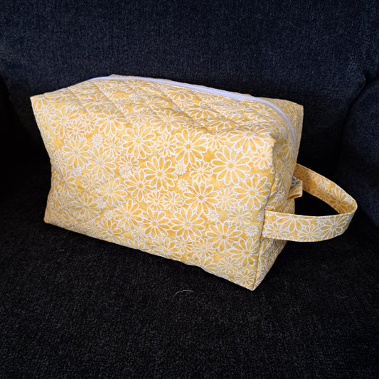Angel XL Cosmetic Bag - Yellow Flowers