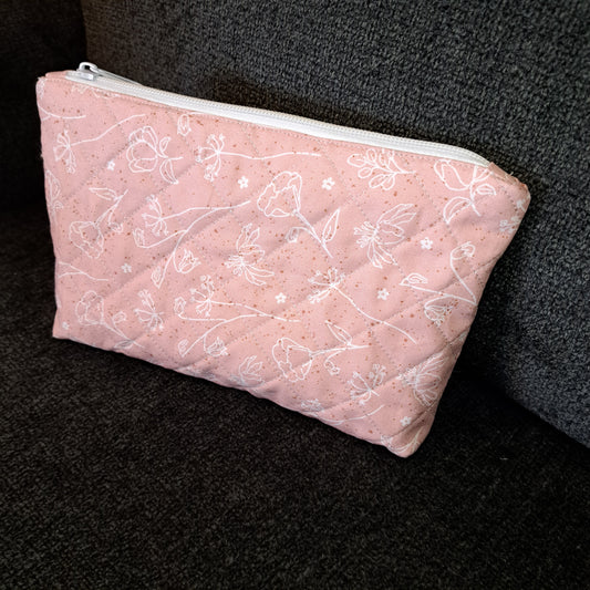 Sadie Clutch Bag - Pink Flowers