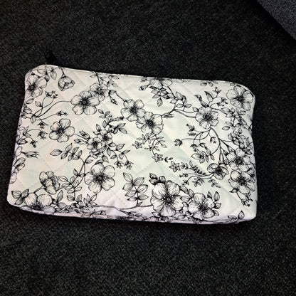 Sadie Clutch Bag - Black Flowers