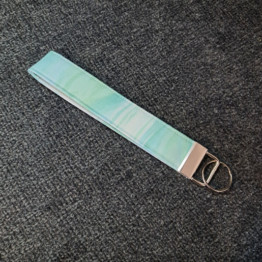 Susan Wristlet - Blue & Green Watercolor