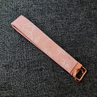 Susan Wristlet - Pink Flowers
