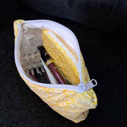 Sadie Clutch Bag - Yellow Flowers