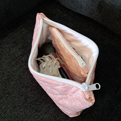 Sadie Clutch Bag - Pink Flowers